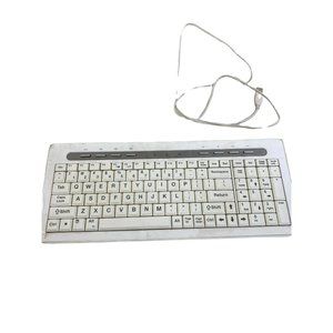 Large print Star type Es3oomu keyboard visually impaired usb